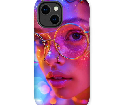 Woman Cosmic Radiance Dreamy Stardust  Tough Phone Case - D'Sare