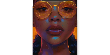 Solar Flare Radiant Soul Beautiful Black Girl Snap Phone Case by Prodigi