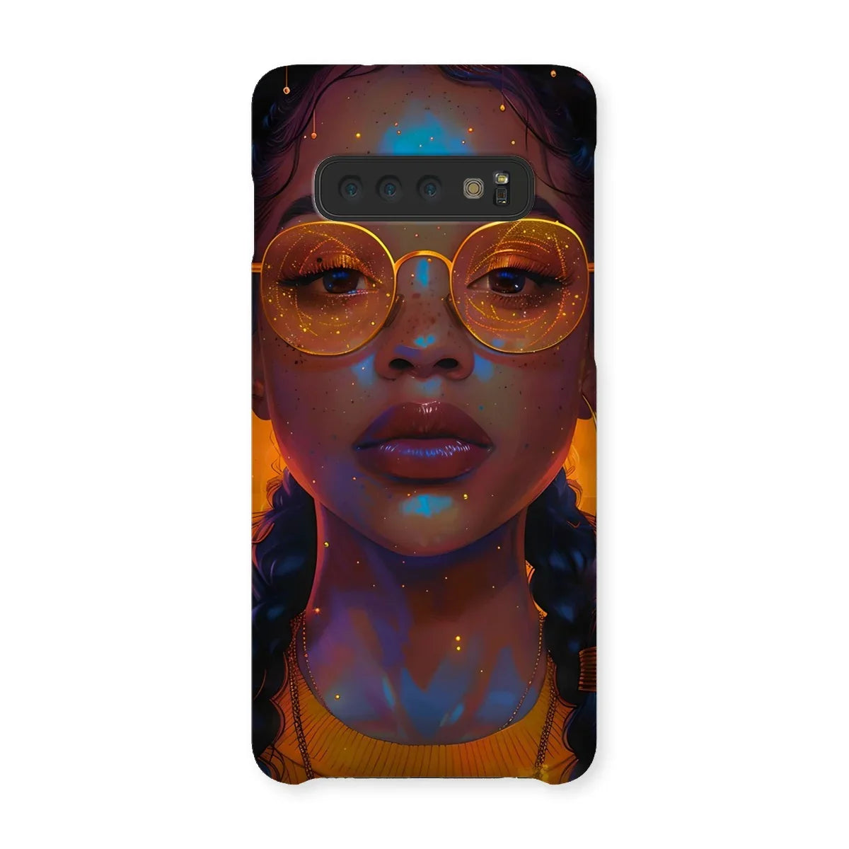 Solar Flare Radiant Soul  Beautiful Black Girl  Snap Phone Case - D'Sare