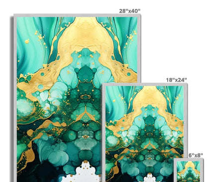 Greengoldale Antique Framed Print - D'Sare