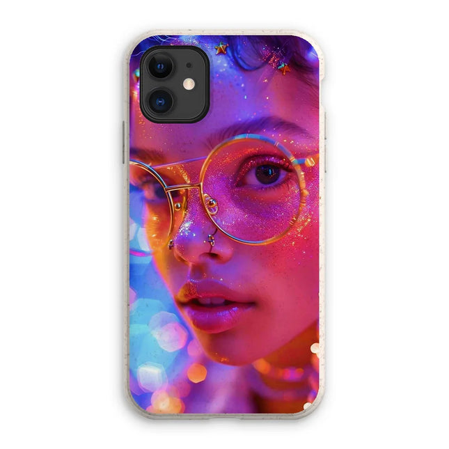 Woman Cosmic Radiance Dreamy Stardust  Eco Phone Case - D'Sare
