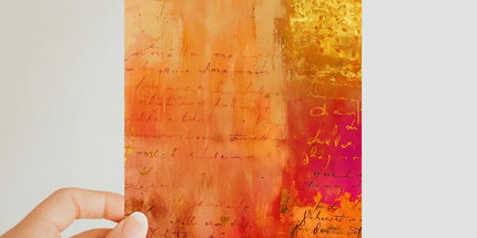 Warm Amber Seranade Eclectic Art by Prodigi