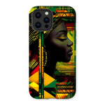 Abstract Red and Green Black Queen Fusion Tough Phone Case