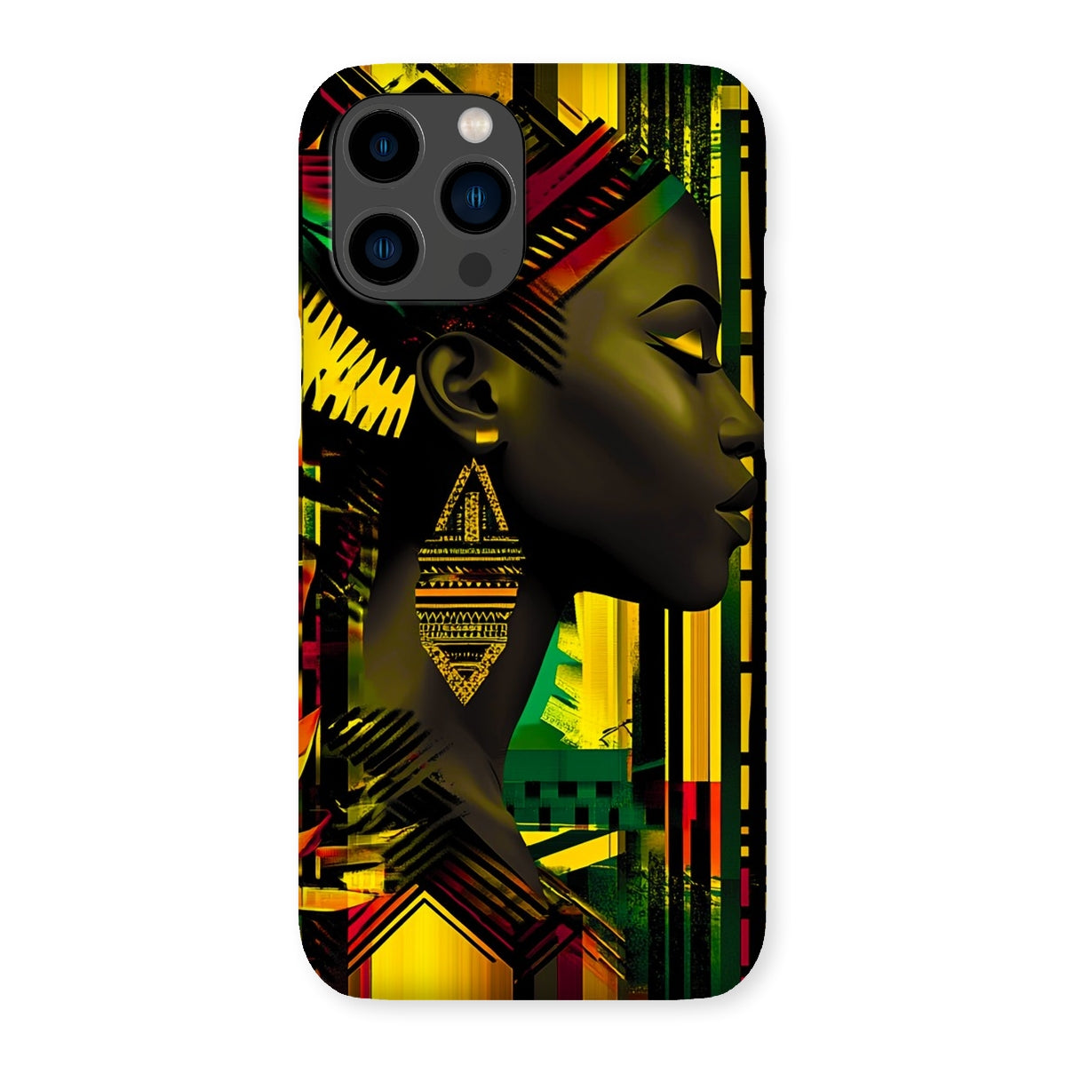 African Print Empress  Snap Phone Case - D'Sare