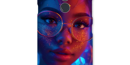 Black Girl Magic Stardust Cosmic Vibe| Black Woman Magic Snap Phone Case by Prodigi