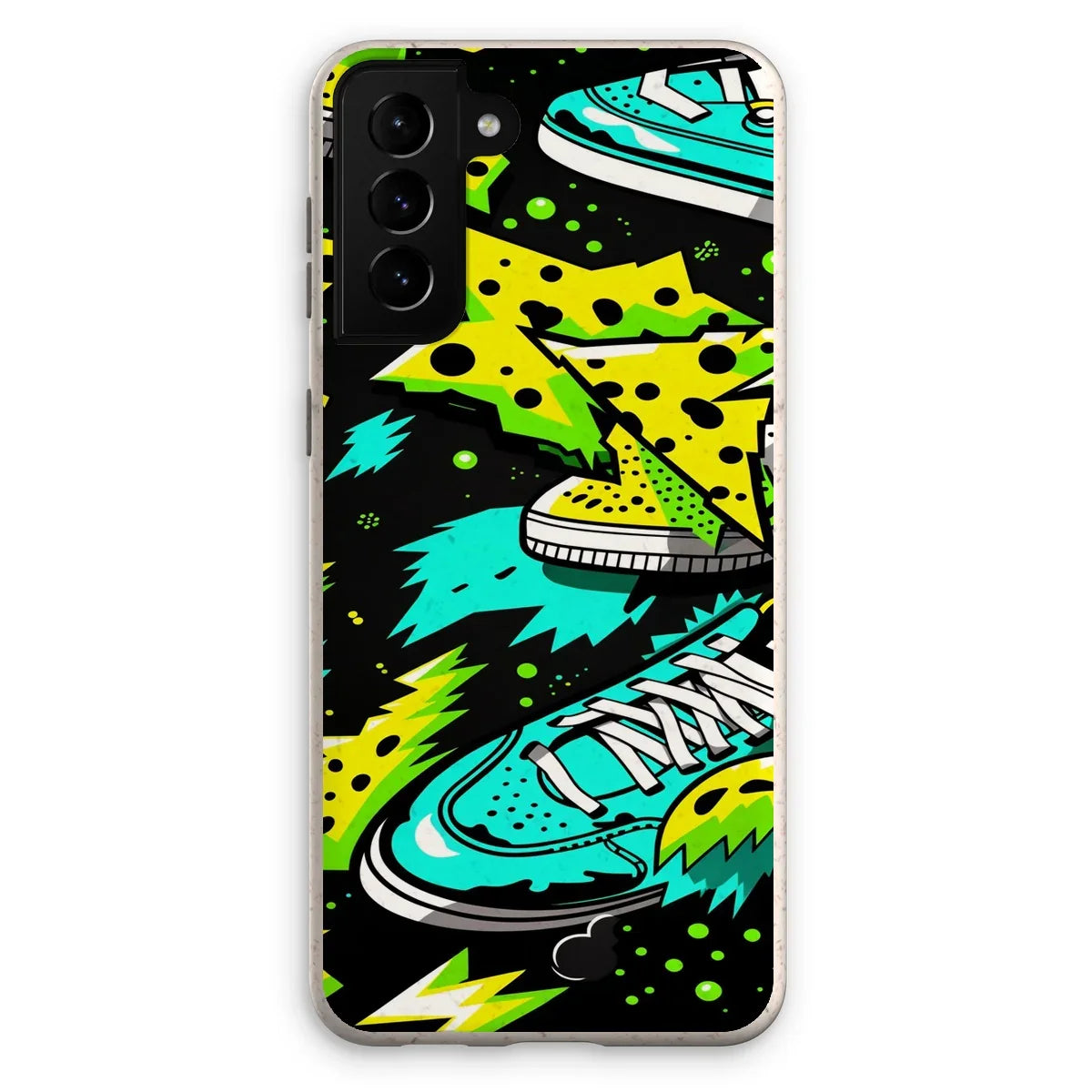 Electric Kicks Art: Urban Pop Art  Explosion, Graffiti  Eco Phone Case - D'Sare
