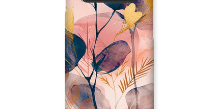 Peachy Golden Flora Escape Snap Phone Case by Prodigi