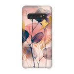 Peachy Blue Golden Flora Escape  Snap Phone Case - D'Sare