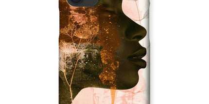Golden Silence Serene Echoes Snap Phone Case by Prodigi