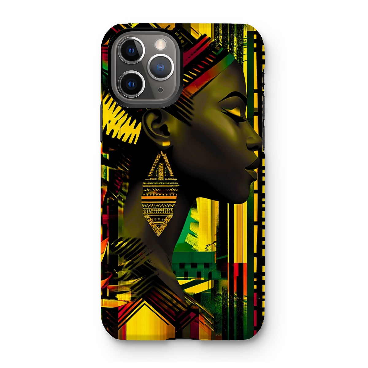 African Print Empress  Tough Phone Case - D'Sare