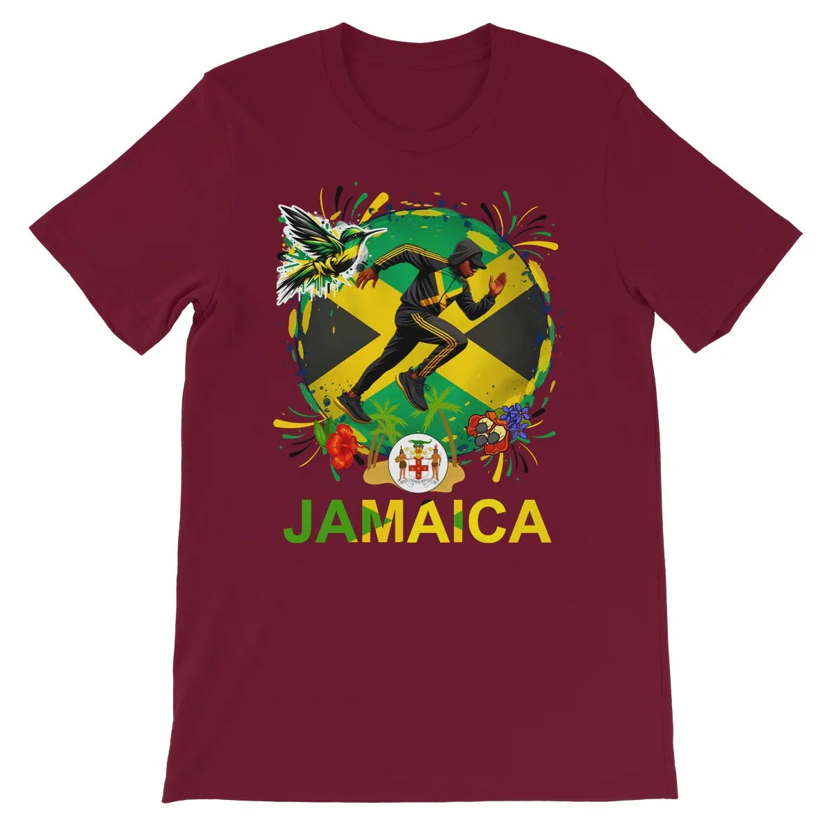 Jamaica Love Graffiti  Unisex Short Sleeve T-Shirt - D'Sare