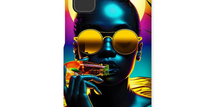 Tropical Sunset Dreams : Neon Vibes Snap Phone Case by Prodigi