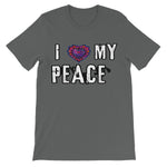 I Love My Peace Unisex Short Sleeve T-Shirt - D'Sare