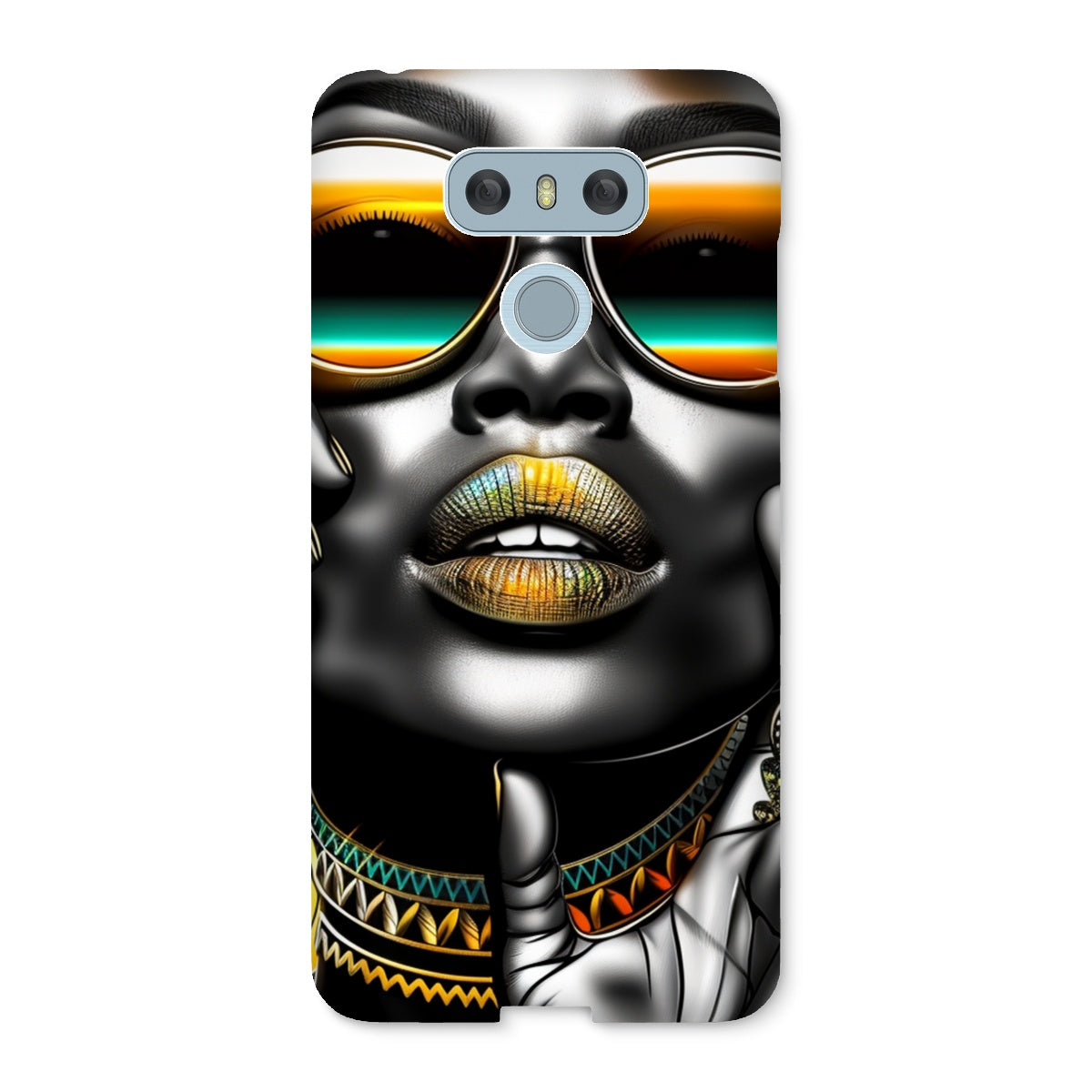 Vibrant Flow Girl Snap Phone Case - D'Sare