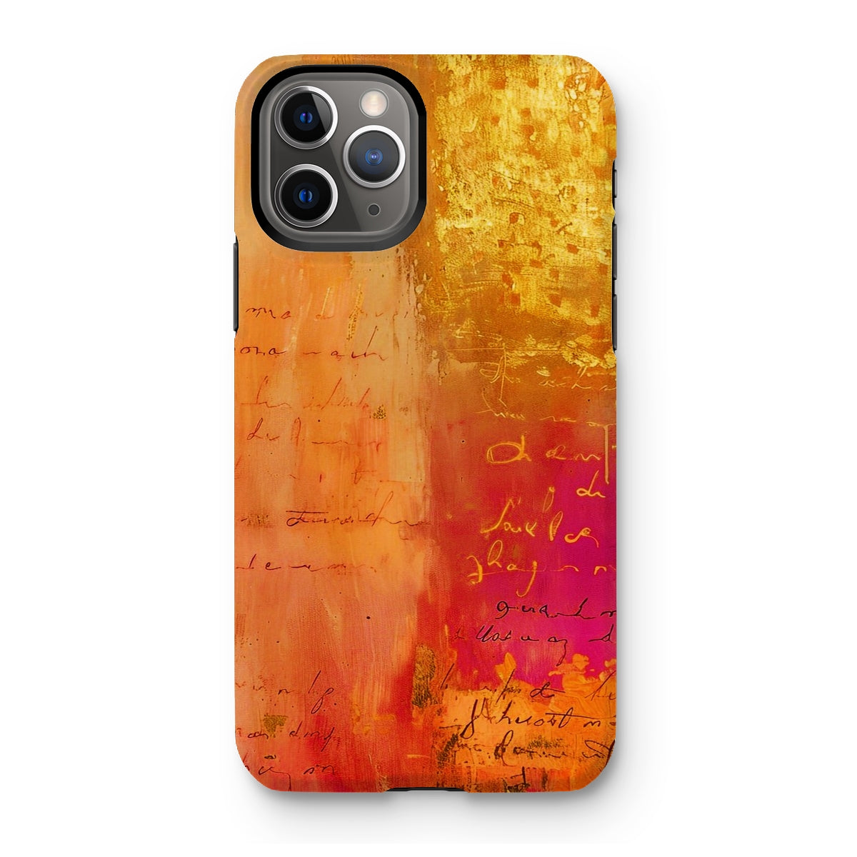 Warm Amber Seranade Tough Phone Case Eclectic Art - D'Sare