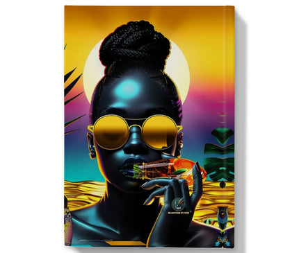 Tropical Sunset Dreams : Neon Vibes  Hardback Journal - D'Sare