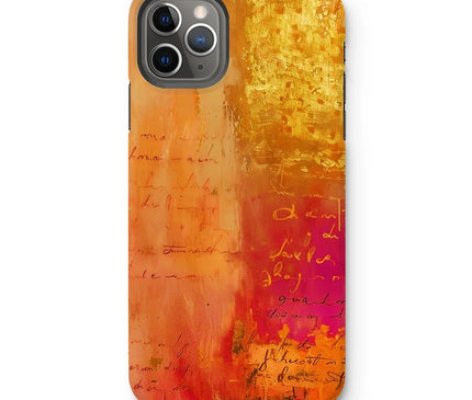 Warm Amber Seranade Tough Phone Case Eclectic Art - D'Sare