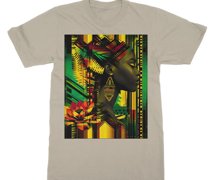 African Print Empress  Softstyle T-Shirt - D'Sare