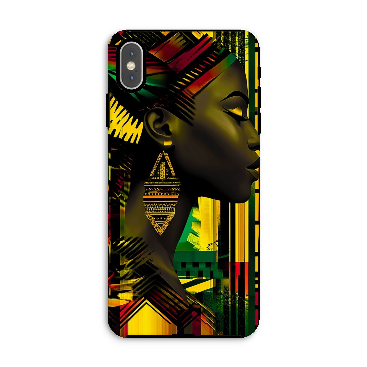 African Print Empress  Tough Phone Case - D'Sare