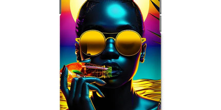Tropical Sunset Dreams : Neon Vibes Tough Phone Case by Prodigi