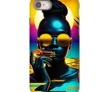 Tropical Sunset Dreams : Neon Vibes  Tough Phone Case - D'Sare
