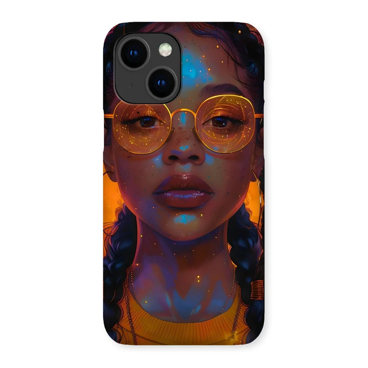 Solar Flare Radiant Soul  Beautiful Black Girl  Snap Phone Case - D'Sare
