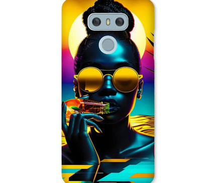 Tropical Sunset Dreams : Neon Vibes  Snap Phone Case - D'Sare