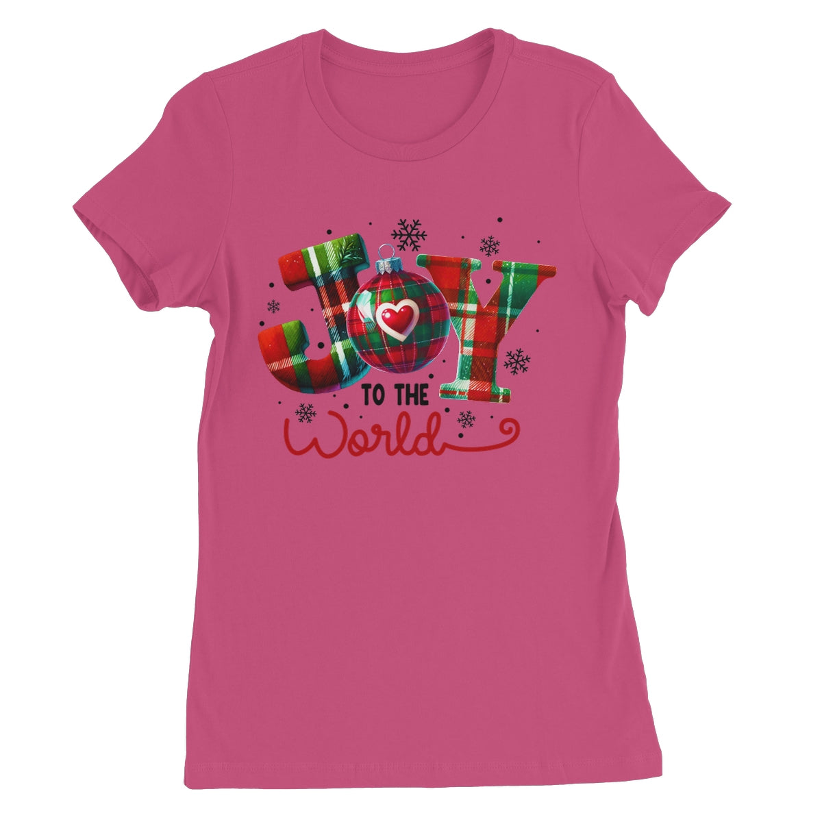 Joy To The World Christmas  Women's Favourite T-Shirt