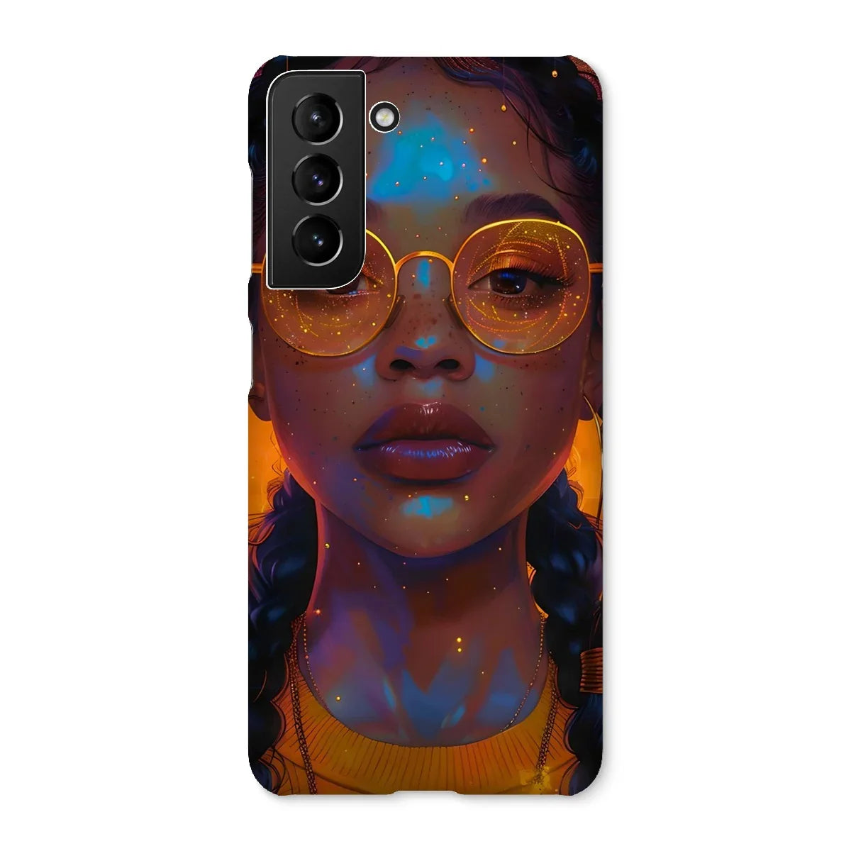 Solar Flare Radiant Soul  Beautiful Black Girl  Snap Phone Case - D'Sare