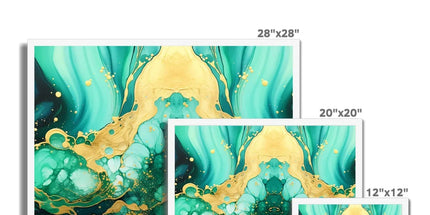 Greengoldale Framed Print by Prodigi