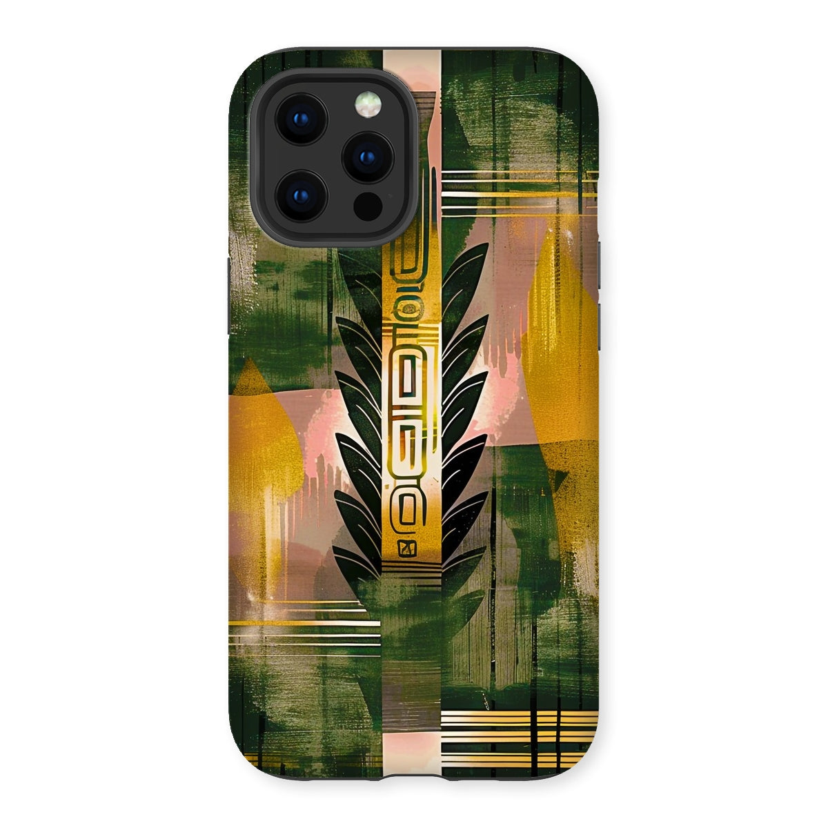 Echos of Duality Golden Pink Reflection Tough Phone Case