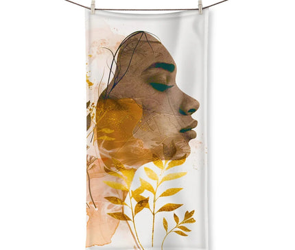 Golden Harmony Silhouette 06 Towel - D'Sare