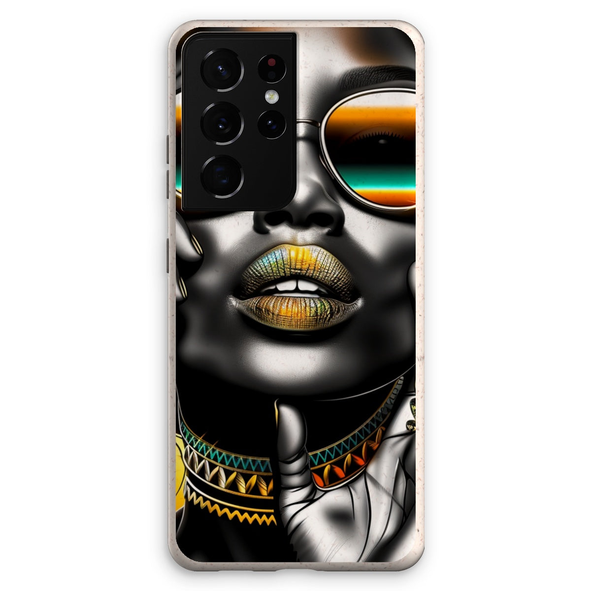 Vibrant Flow Girl Eco Phone Case - D'Sare