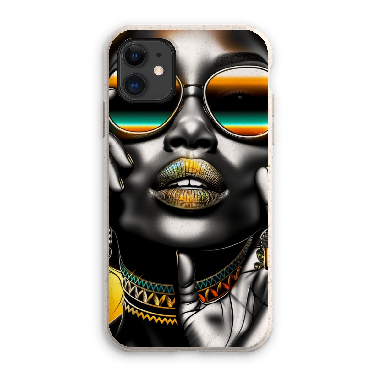 Vibrant Flow Girl Eco Phone Case - D'Sare