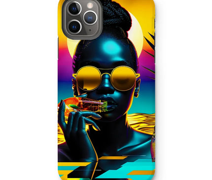 Tropical Sunset Dreams : Neon Vibes  Tough Phone Case - D'Sare