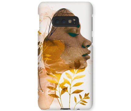 Golden Harmony Silhouette 06 Snap Phone Case - D'Sare