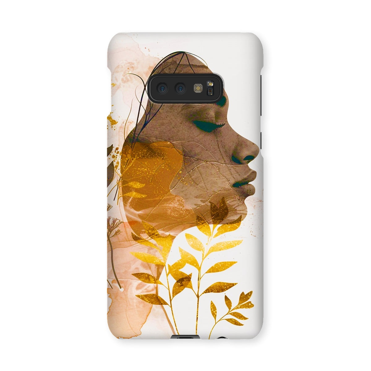 Golden Harmony Silhouette 06 Snap Phone Case - D'Sare