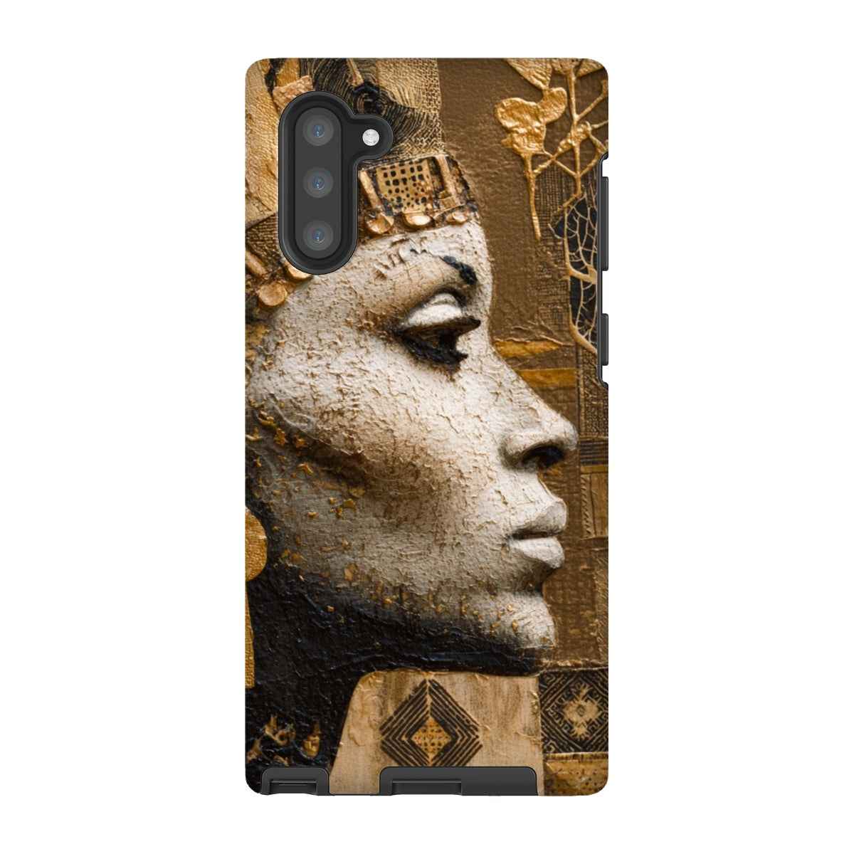 Afrocentric Golden Empress Dual Layer Tough Phone Case