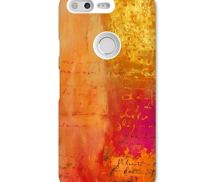 Warm Amber Seranade Snap Phone Case Eclectic Art - D'Sare