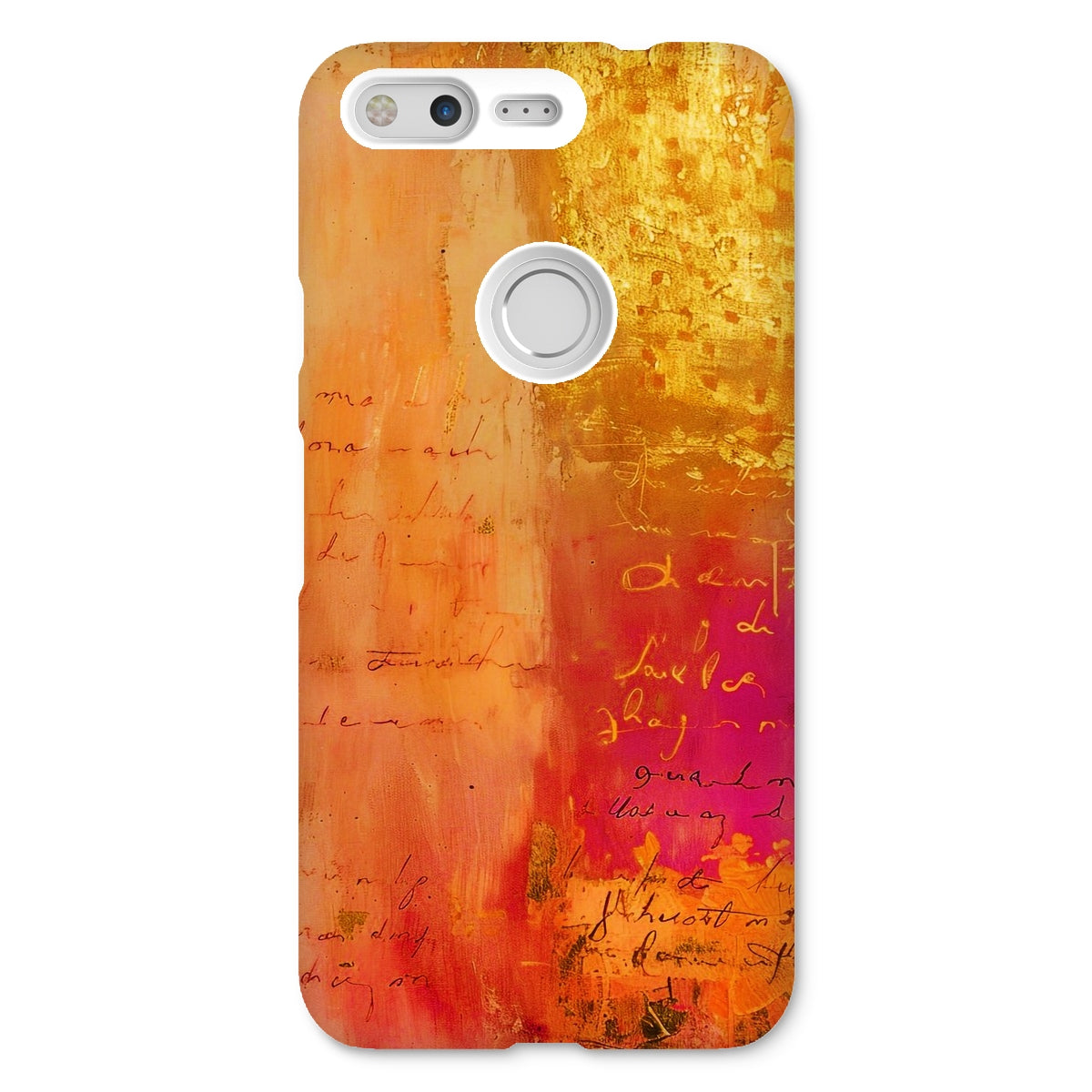 Warm Amber Seranade Snap Phone Case Eclectic Art - D'Sare