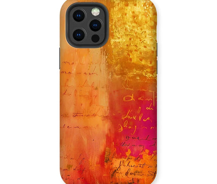 Warm Amber Seranade Tough Phone Case Eclectic Art - D'Sare
