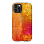 Warm Amber Seranade Tough Phone Case Eclectic Art - D'Sare