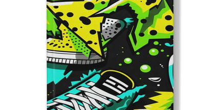 Electric Kicks Art: Urban Pop Art Explosion, Graffiti Hardback Journal by Prodigi