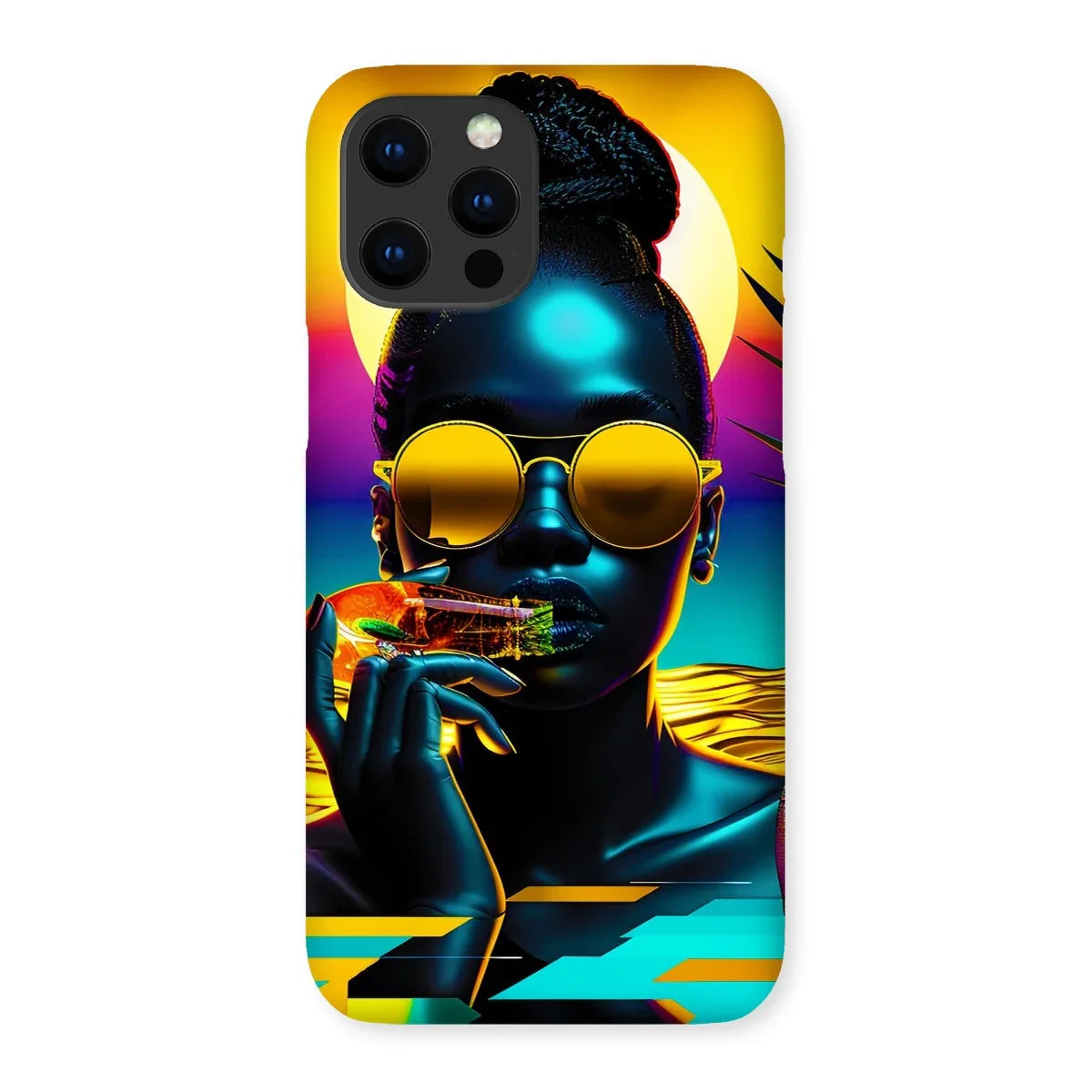 Tropical Sunset Dreams : Neon Vibes  Snap Phone Case - D'Sare