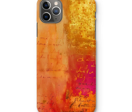 Warm Amber Seranade Snap Phone Case Eclectic Art - D'Sare