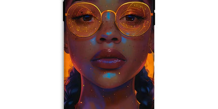 Solar Flare Radiant Soul Beautiful Black Girl Tough Phone Case by Prodigi