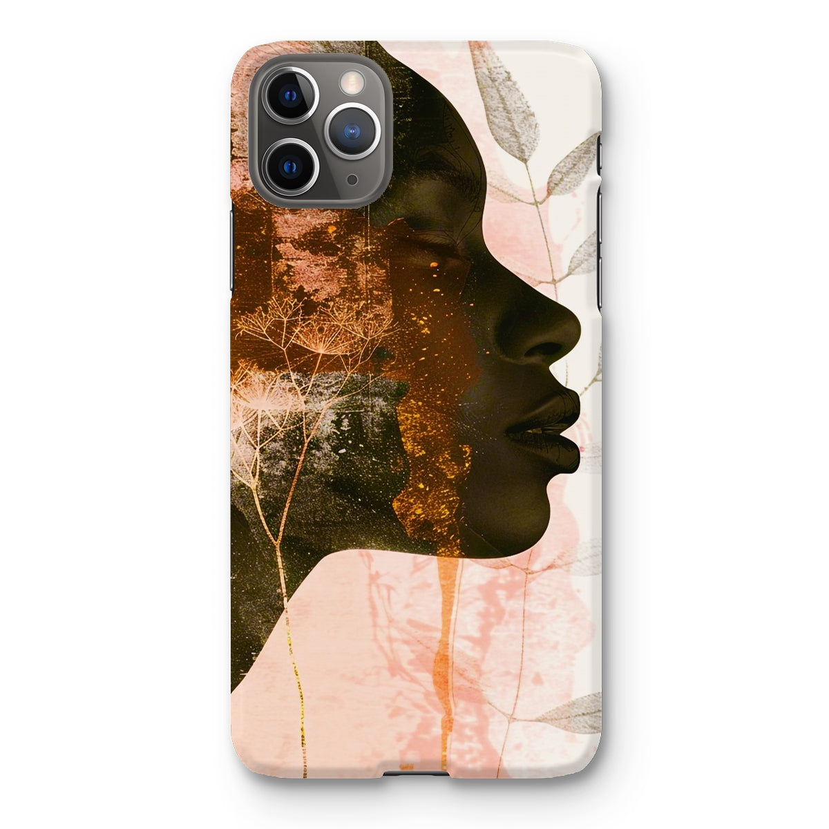 Golden Silence Serene Echoes 06 Snap Phone Case - D'Sare