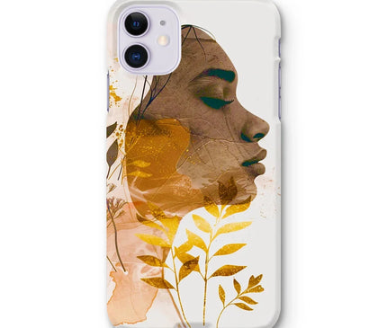 Golden Harmony Silhouette 06 Snap Phone Case - D'Sare