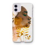 Golden Harmony Silhouette 06 Snap Phone Case - D'Sare