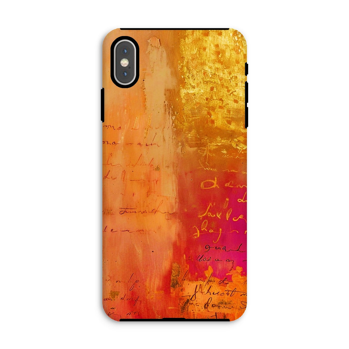 Warm Amber Seranade Tough Phone Case Eclectic Art - D'Sare